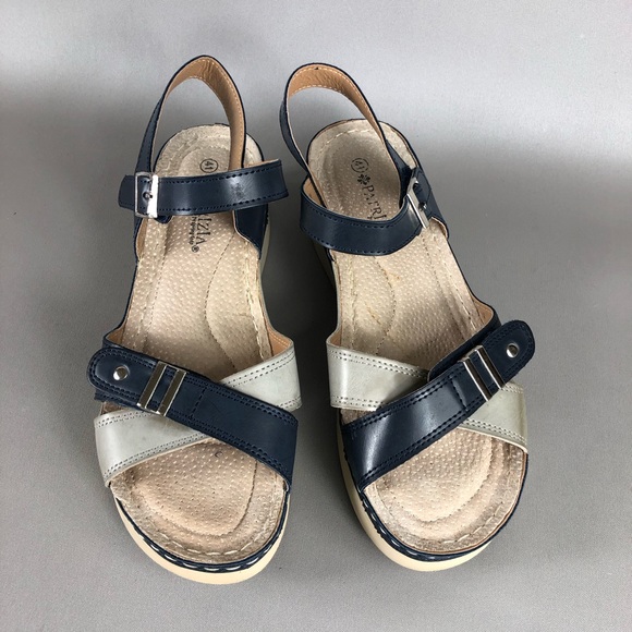 Patrizia By Spring Step Cirielle Women’s Strappy Wedge Sandals Size 10 - Picture 5 of 12